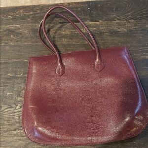 Chic Burgundy Tote Bag
